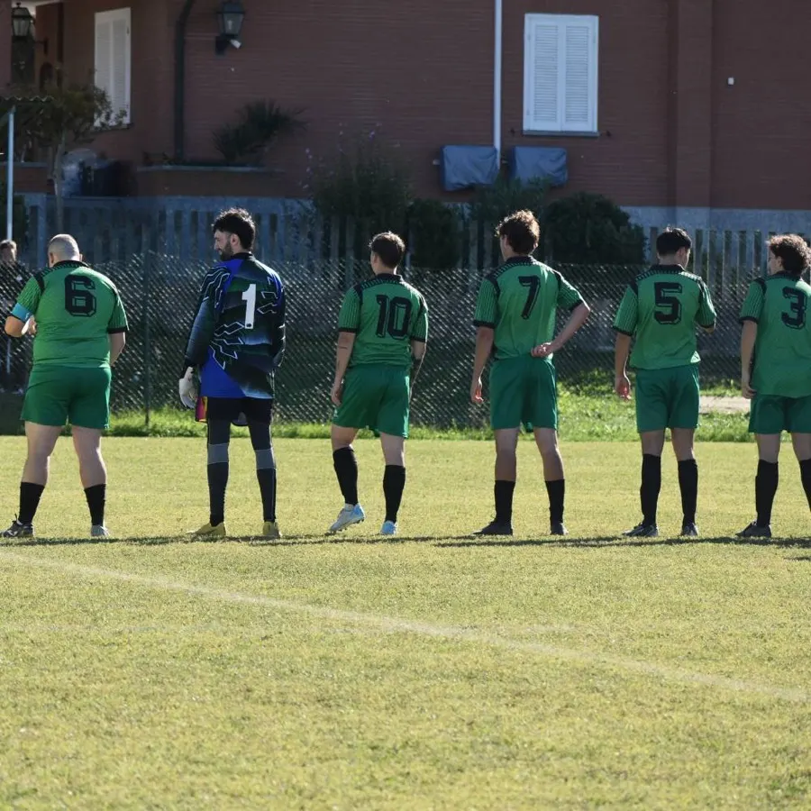La prima squadra della ASD San Giuliano schierata in campo